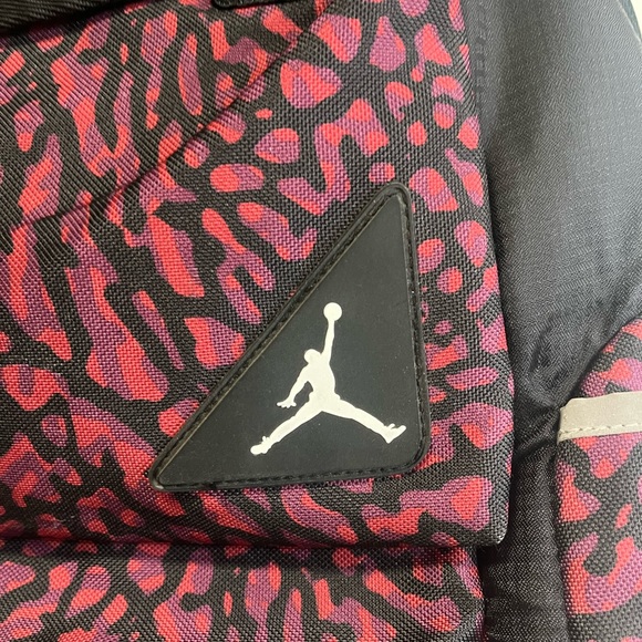 $5 SALE Basketball backpack. Rose, black, & purple print.  EUC - Picture 2 of 9